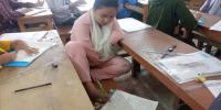 পা দিয়ে লিখে এইচএসসি পরীক্ষায় পলি